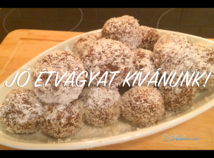 A legfinomabb kókuszgolyó recept! – Az egyik kedvenc édesség!