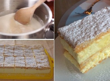 Az általam készített legkönnyedebb és legízesebb krémes, egy tehetséges szakácstól kaptam a receptet!