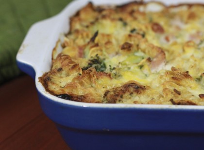 Brokkolis rakott tészta, jó sok sajttal és sonkával – ezt nem lehet megunni