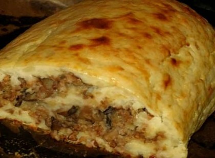 Burgonyás gombás tekercs, ez a finomság mindenkit elkápráztat, csodás íze van!