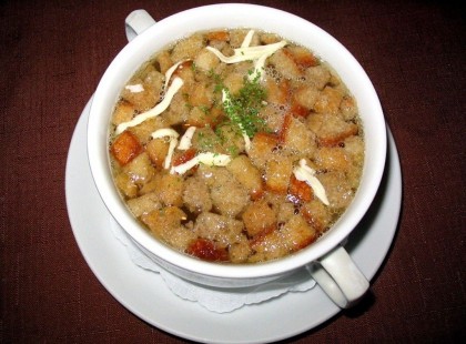 Cseh fokhagymaleves, finomabb és olcsóbb leves nincs!