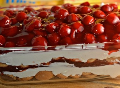 Cseresznyés krémes csoda! Könnyed sütés nélküli finomság!