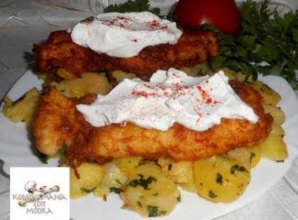 Csirkemell sajtos-burgonyás bundában, az íze mindent visz, igazi hipp-hopp finomság!