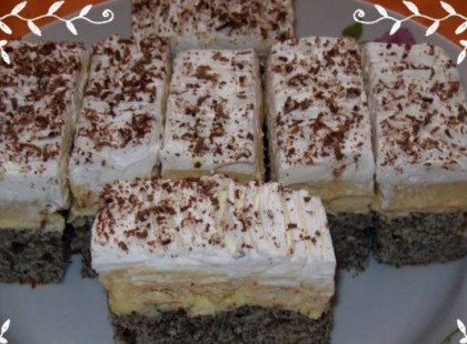 Csodálatos kekszes-mákos sütemény – én is elaléltam tőle :)