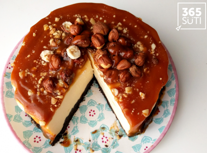 Csodás karamellás oreo sajttorta! Mindenki teljesen odáig volt tőle :)