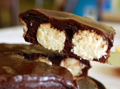 Csokis kókuszgolyó torta – A legfinomabb kókuszgolyó, amit eddig ettem:-)