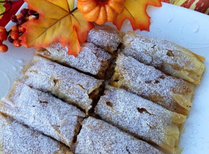 Egy alföldi specialitás: sütőtökös rétes! Hmm ez isteni!