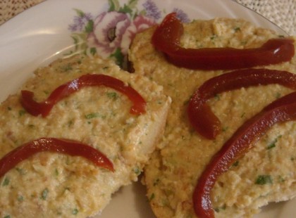 Falusi tepertőkrém –  lila hagymával valami zseniális!