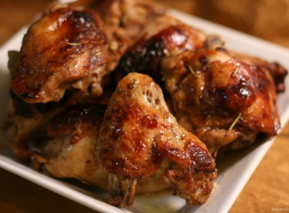 Fantasztikusan finom tepsiben sült fokhagymás csirke!