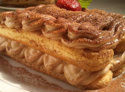 Gesztenyés tiramisu tojás nélkül! Olcsó, gyors, finom:-))))))