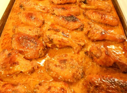 Gyümölcsmártásban sült csirke, káprázatos finomság, fogyókúrázóknak is ajánlom!