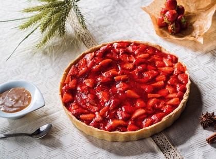 Káprázatos gyümölcstorta, jól variálható, bármilyen gyümölccsel elkészíthető!