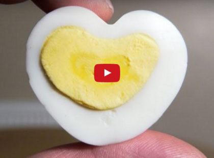 Készíts főtt tojásból szívecskét – lepd meg azt akit a legjobban szeretsz!