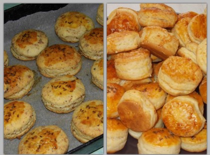 Két finom, omlós pogácsa! Az egyik tepertős, a másik vajas, leveles!