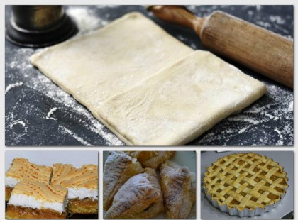Leveles vajastészta és Omlós tészta + 17 recept