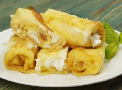 Liszt nélküli túrós palacsinta, tejfölben sütve! A nagyi régi receptje szerint!