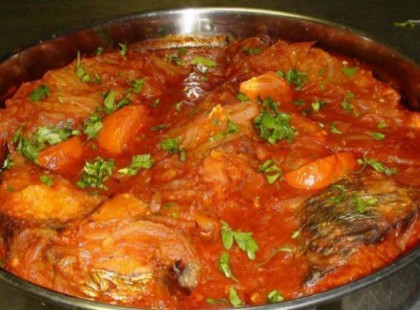 Magyaros pontyfilé lecsósan, szaftosan, mert így a legízletesebb!