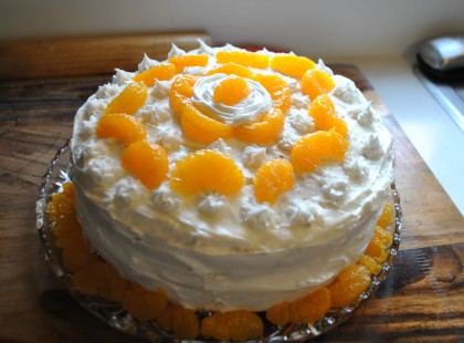 Narancskrémtorta, fenséges desszert, narancsos krémmel megtöltve!