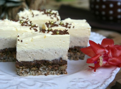 Nutellás krémes-diós álom szelet – Fejedelmien néz ki, és nagyon finom!