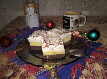 Pudingkrémes vaníliás kocka, ennél jobbat még nem ettél!