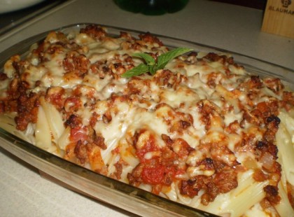 Rakott tészta sok hússal – Nagyon tetszik! Az íze mindent visz!