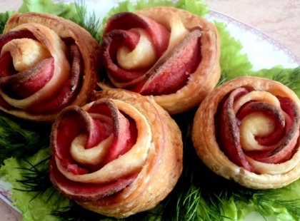 Szalámis, vagy sonkás rózsa – bámulatos karácsonyi előétel!