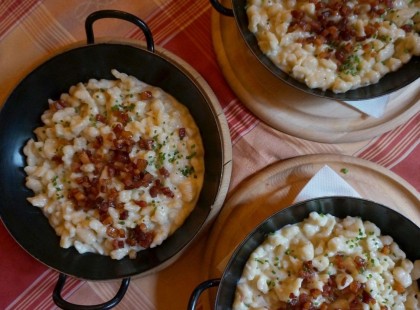 Szalonnás-juhtúrós galuska (Sztrapacska) Az utolsó falatig elfogyott :)