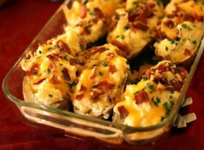 Tojásos tepertővel töltött burgonya – Imádnivaló vacsora csak így magában is :)