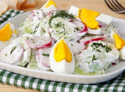 Tojásos uborkasaláta – Ez bitang jó… totál a szám íze szerint :-)