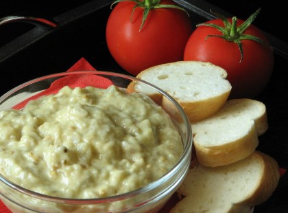 Varázslatos majonézes padlizsánkrém, jó fokhagymásan!