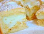 Reszelt alma, főtt vaníliakrém és könnyed tészta, nem gondoltam, hogy ez ennyire finom lehet!