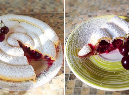 Kinyújtotta a tésztát és rákanalazta a meggyet, ez a bögrés finomság lett a család kedvence!