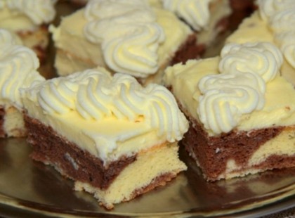 Mascarponés tarka kocka, egy különleges finomság!