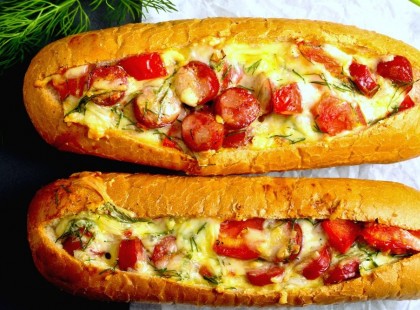 Tojásos kolbászos bagettek, minden nap meg tudnám enni ezt a finomságot!