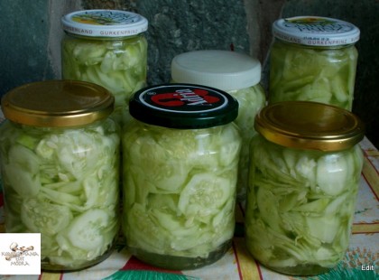 Uborkasaláta télire recepttje