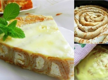 Sütött 12 palacsintát és olyan rakott, túrós finomságot készített belőle, hogy mindenkinek elállt a szava!