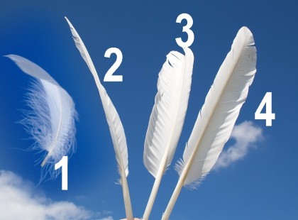 Válassz egy angyaltollat, és nézd meg, mit üzennek Neked az Angyalok!