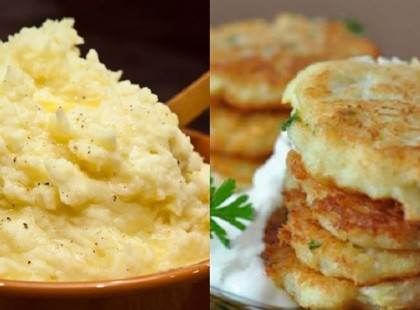 Maradt egy kis burgonyapüré, ez az ügyes háziasszony reszelt sajtot kevert hozzá és fenséges ebédet készített belőle!