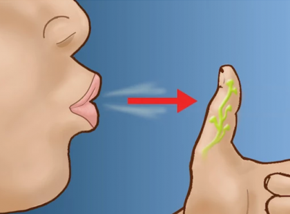 Meg vagyok döbbenve! Ez történik, ha megfújod a hüvelykujjadat. A szervezet ezen reakciójáról eddig nem tudtam. Mindenképpen próbáld ki te is!