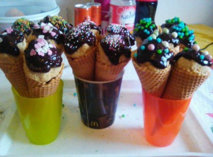 Nagyon mutatós kekszgolyós télifagyi 30 perc alatt!