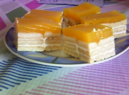 Sütés nélküli hamis mirinda szelet titka. Gyors és finom üdítős szelet!