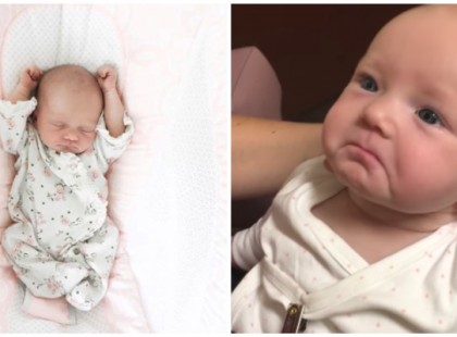 A baba hallókészüléket kap és először hallja édesanyja hangját – reakciója csodálatos