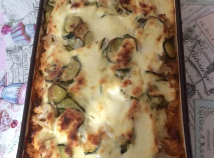 Rakott húsos karfiol és cukkini – Egy szempillantás alatt elfogyasztottuk. :)