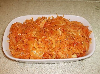 Reggelire egy finom olajoskáposztának nincs párja :)