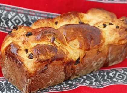 Káprázatos puha túrós mazsolás kalács, hatalmas kedvenc!