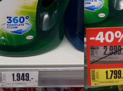 Így vernek át a Sparban – figyelj, ha akciós terméket vásárolsz!