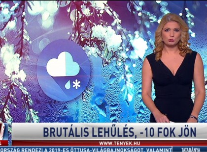 Akár mínusz tíz fok is lehet jövő kedden, hatalmas lehűléssel megérkezik a tél, hó, havas eső is várható.