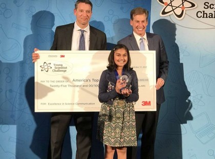 Amerika legfiatalabb díjnyertes tudósa egy 11 éves kislány