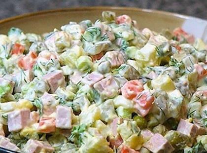 Olivier saláta, az eredeti recept! A legjobb választás, az ünnepi asztalra!