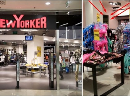 FEL AKARTAM PRÓBÁLNI EGY RUHÁT A NEW YORKERBEN A LEÁRAZÁSOK MIATT, EKKOR EZ A PÁRBESZÉD HALLATSZOTT KI A RAKTÁRBÓL